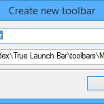 Create new toolobar