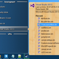 Jump List Of Visual Studio