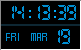 skin - LightBlue Clock - 32