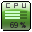 skin - CPU Glass Button GREEN