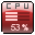 skin - CPU Glass Button RED